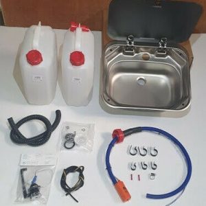 Smev Dometic 8005 Campervan Sink Unit KIT 10L with Mixer tap