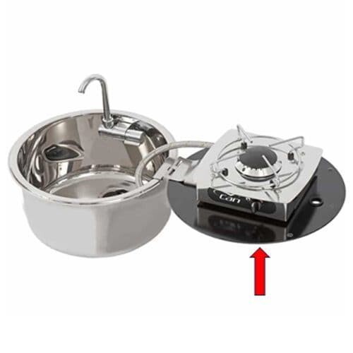Replacement Glass lid for CAN LC1701 Sink Hob