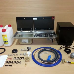 Smev Dometic 9722LH Campervan Sink & Cooker /Hob Combo-EN1949 GAS LOCKER KIT -