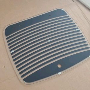 Smev or Dometic 7103, 7123, Campervan Hob Replacement Striped Glass only