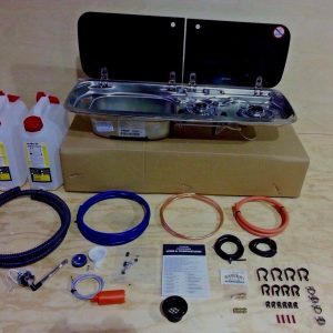 Smev Dometic 9222 Campervan Sink & Cooker / Hob Combi Unit KIT & Template LH 10L