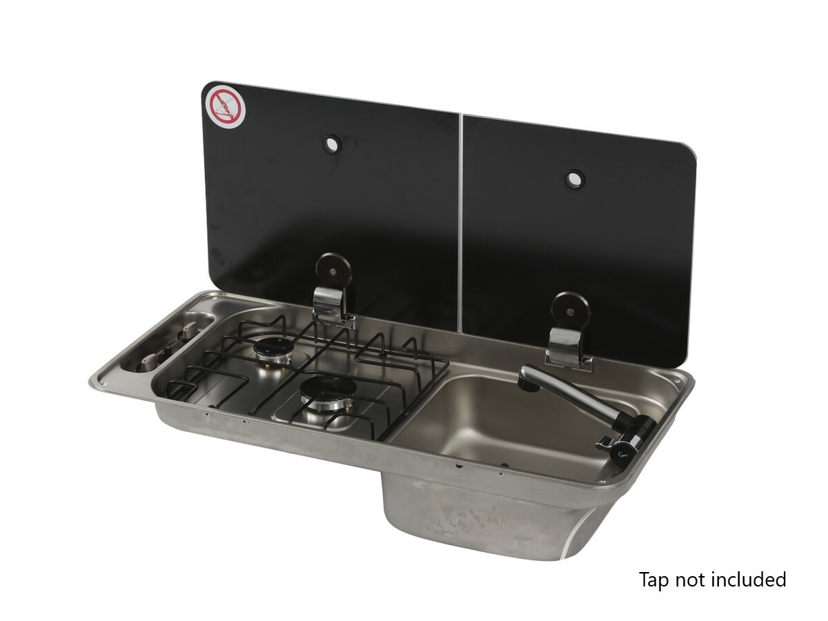CAN SRL FL1401 Campervan Sink & Cooker / Hob Combi Unit RH